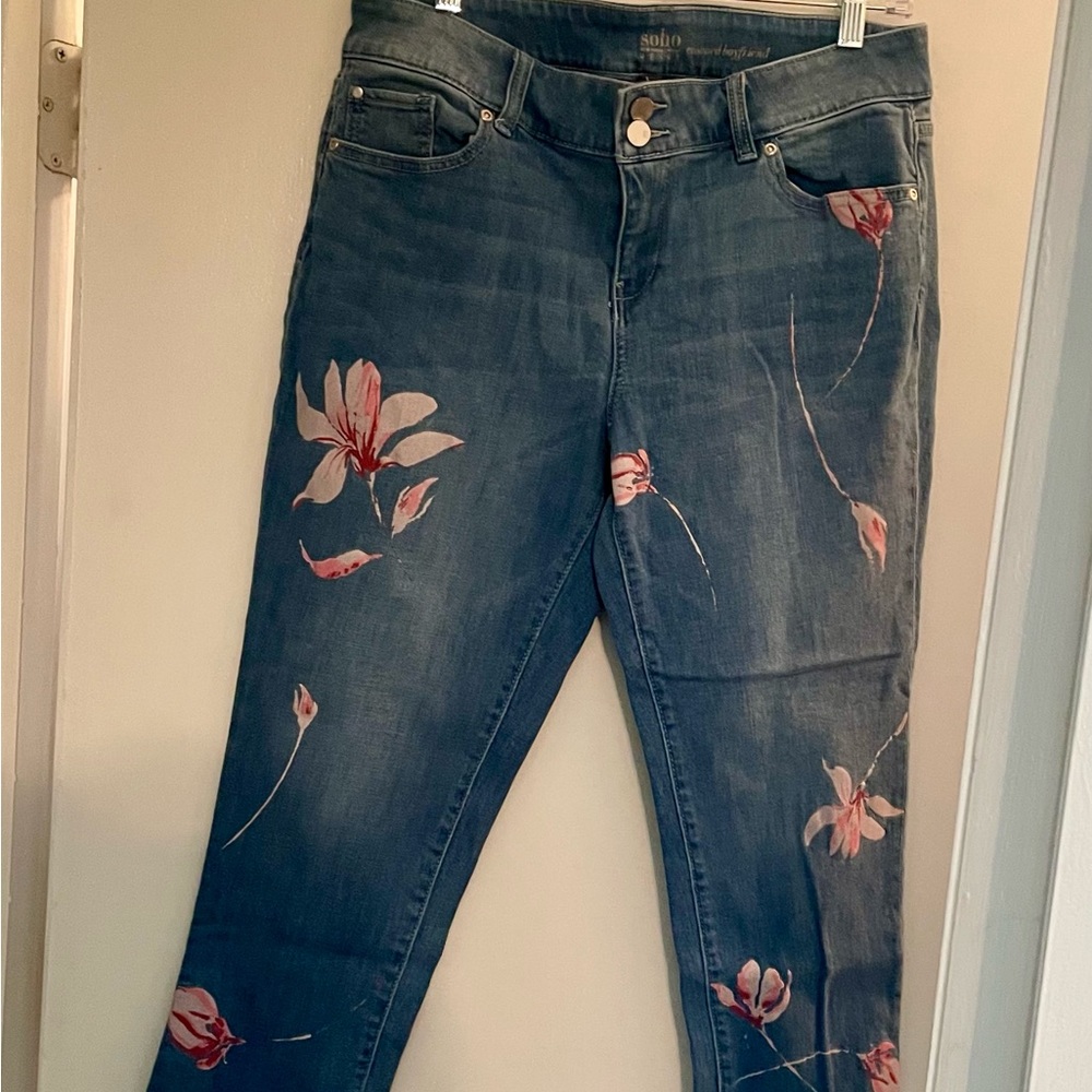 SoHo cropped boyfriend jeans